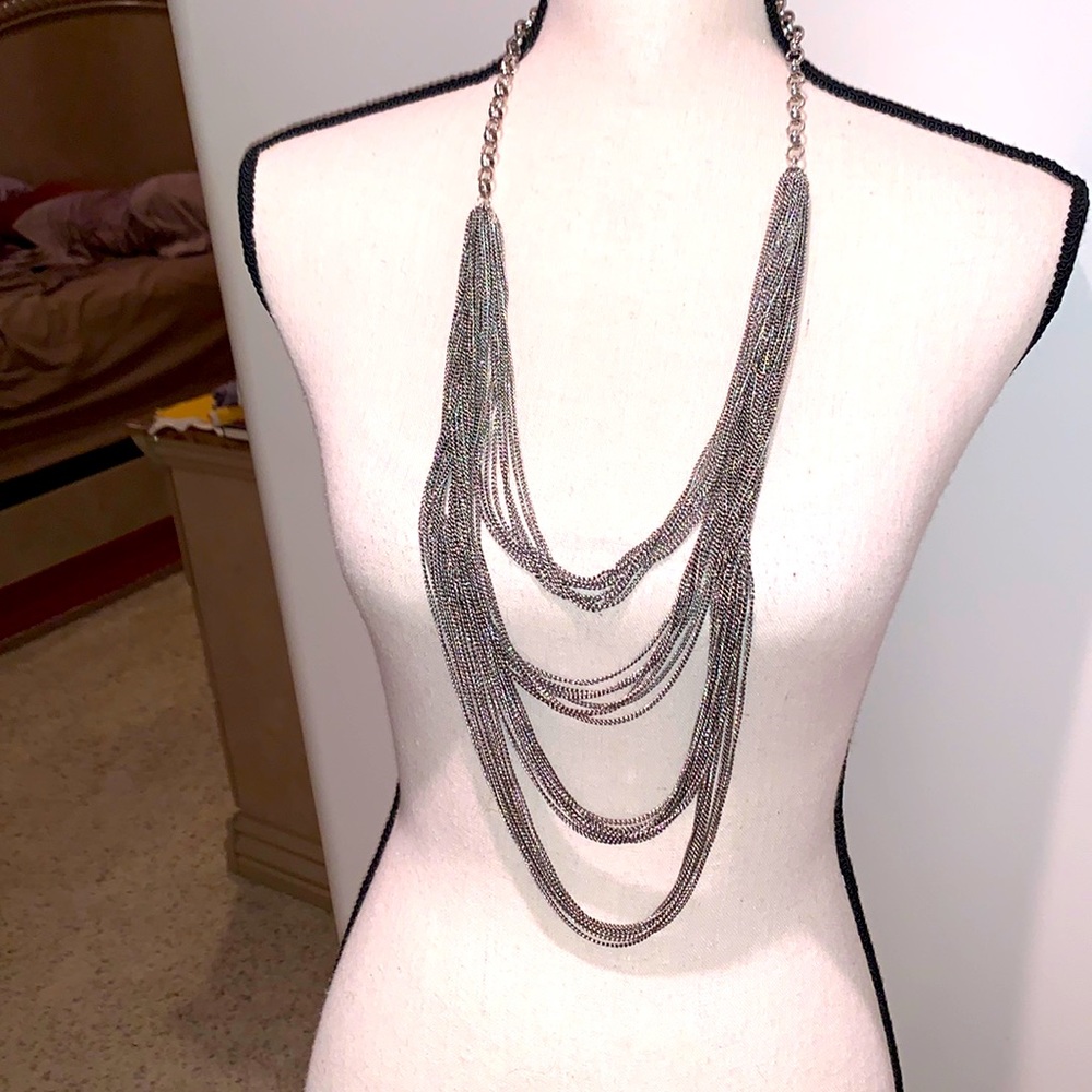 Multi tiered necklace